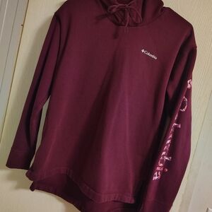 Columbia Burgundy Pullover Hoodie